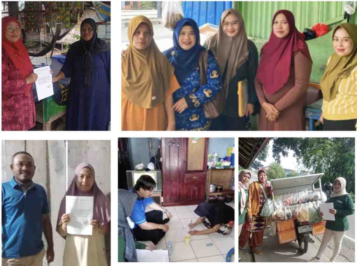 kegiatan saat verifikasi dan validasi data untuk Bantuan Sosial Usaha Ekonomi Produktif Kepada Kelompok Usaha Bersama Untuk Penanganan Fakir Miskin