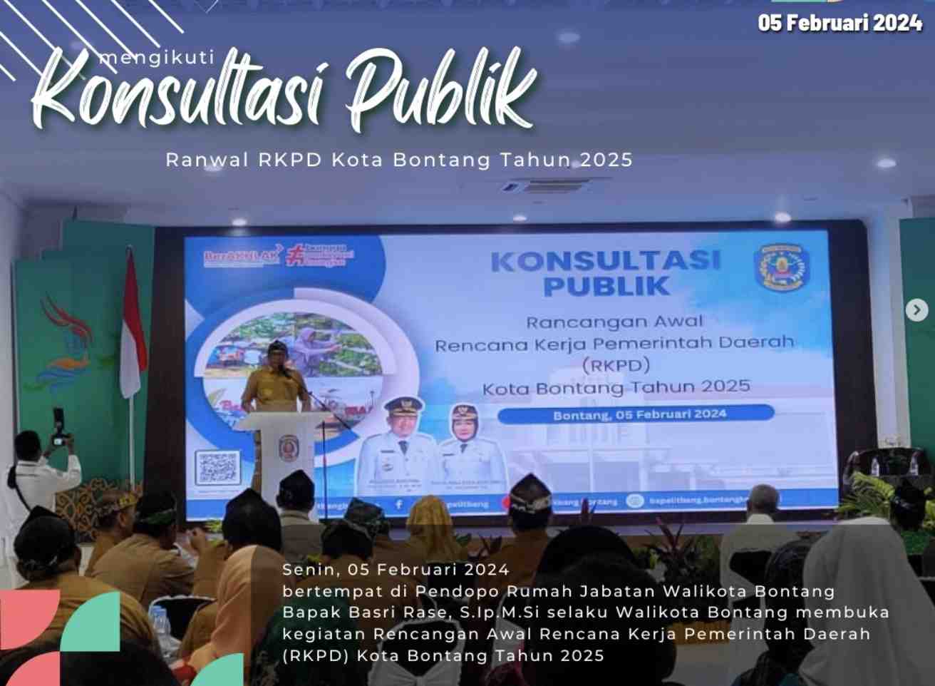 Rencangan Awal Rencana Kerja Pemerintah Daerah (RKPD) Kota Bontang Tahun 2025